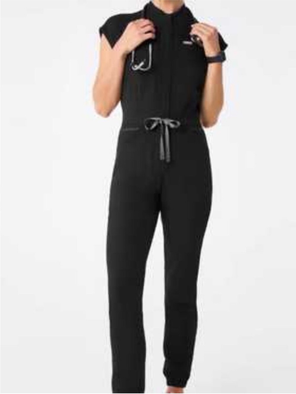 Figs Women's black Jumpsuit Romper